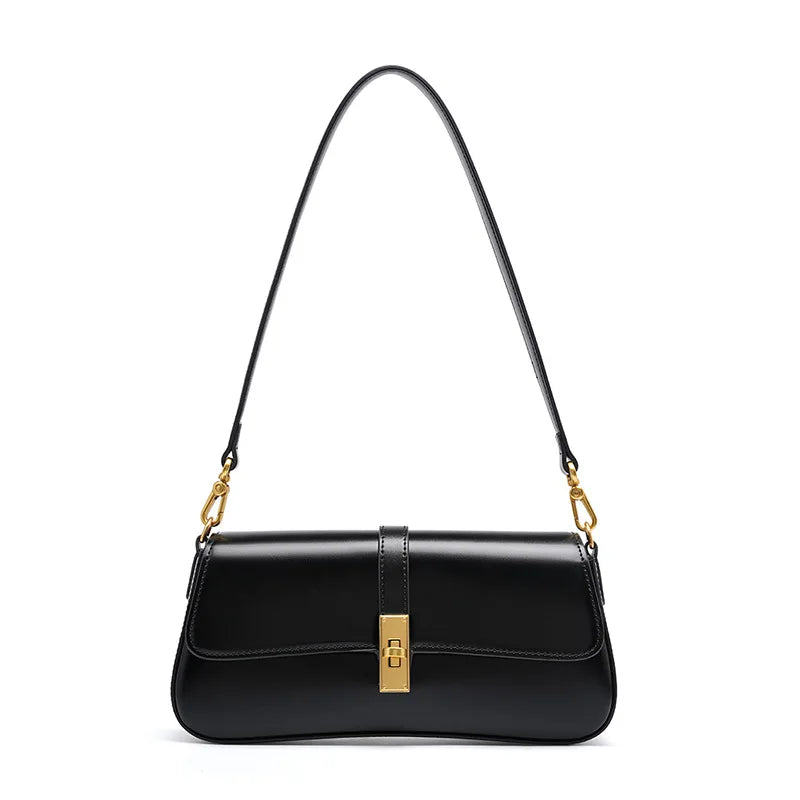 Sac bandoulière doré tendance femme