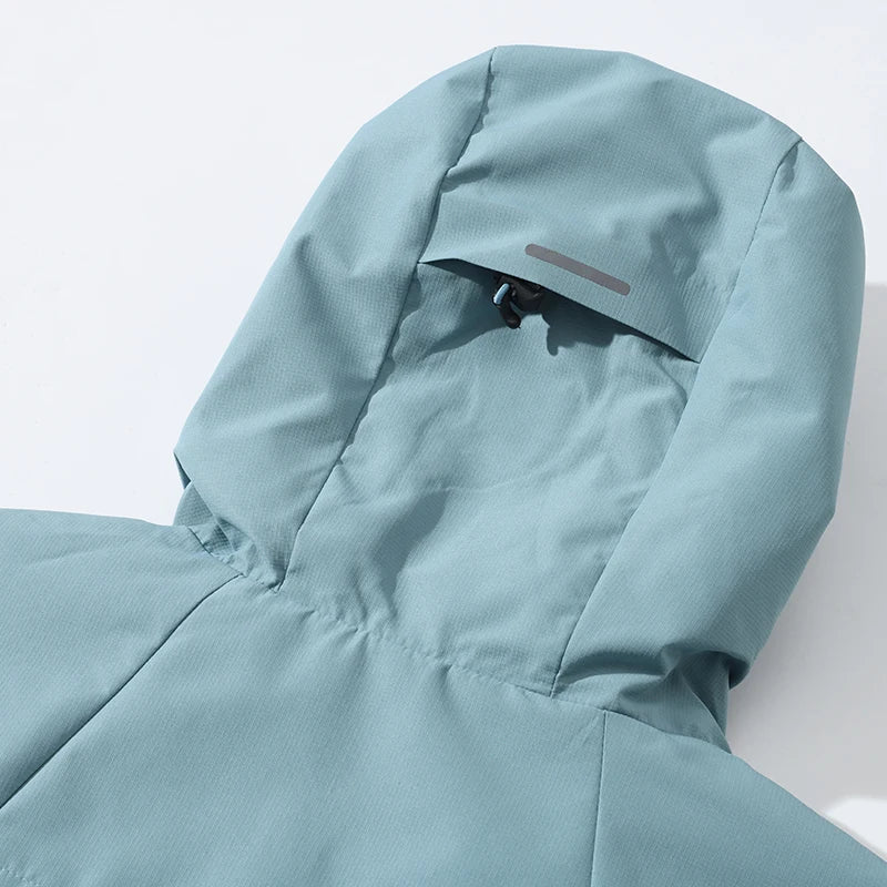 Unisex waterdichte regenjas met capuchon