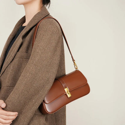 Sac bandoulière doré tendance femme