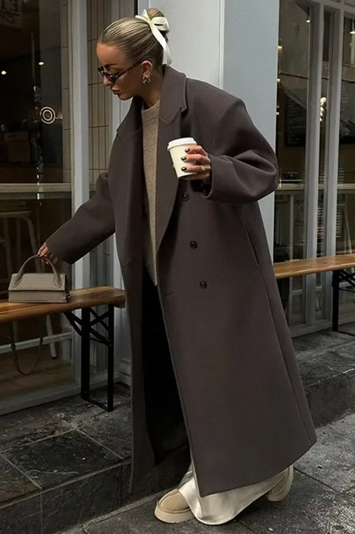 Noëlle – Manteau Oversize Élégant