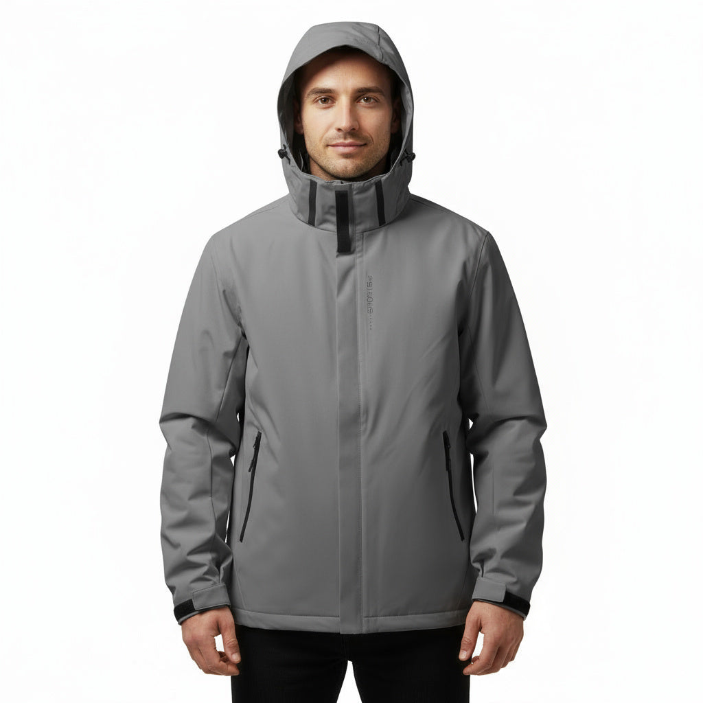 Unisex waterdichte jas met capuchon