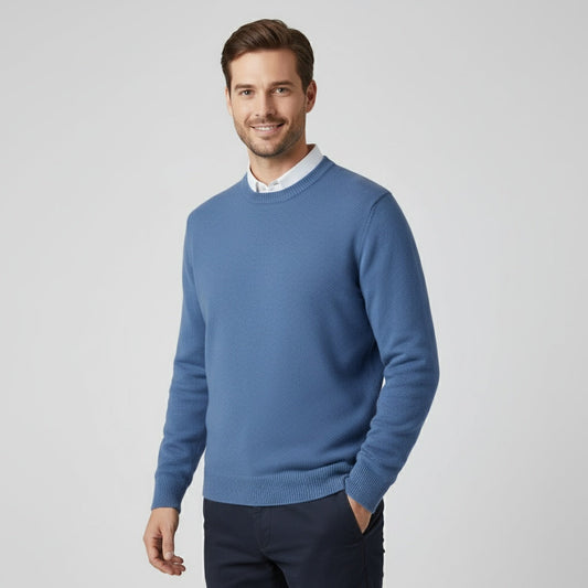 Heren cashmere trui | lange mouwen
