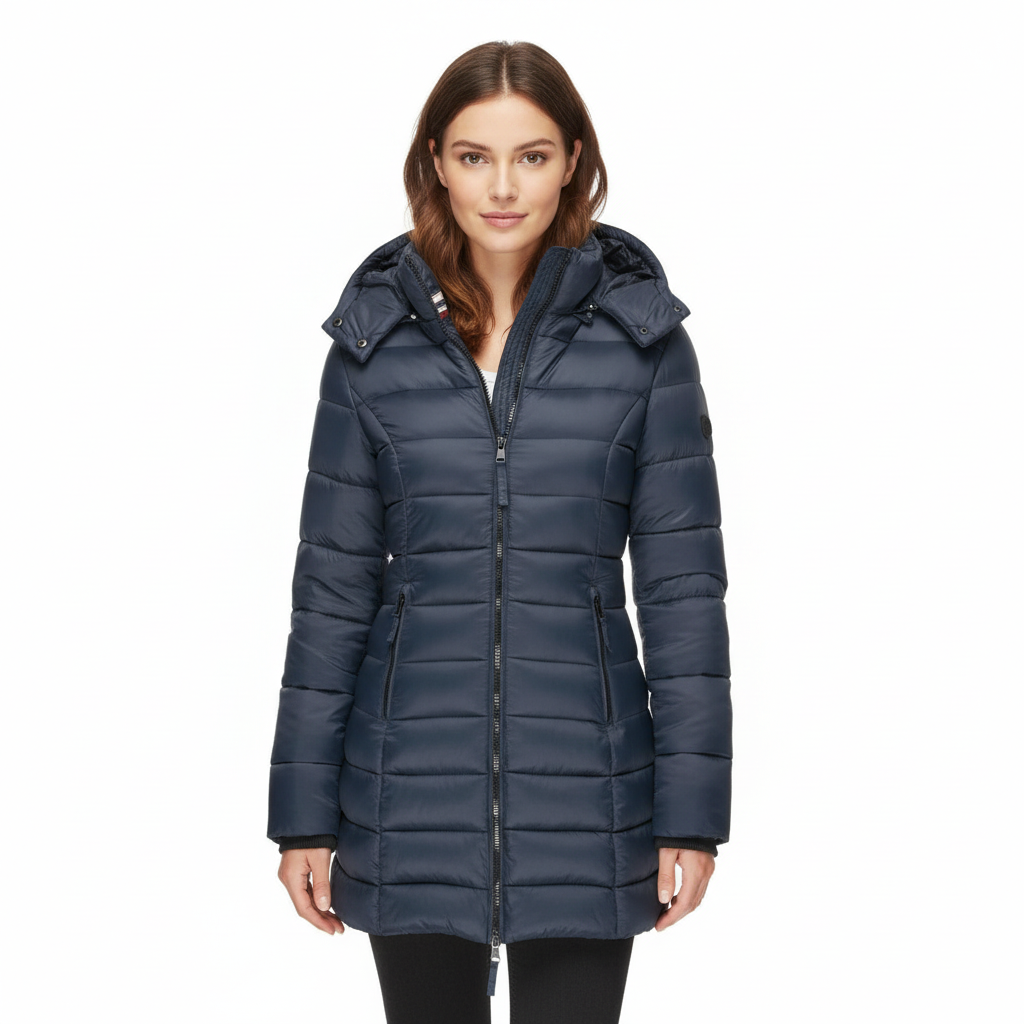 Unisex pufferjas | met capuchon en rits