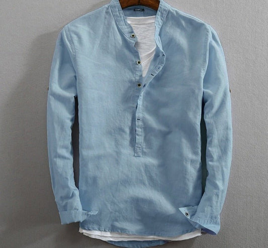 Chemise casual manches longues homme