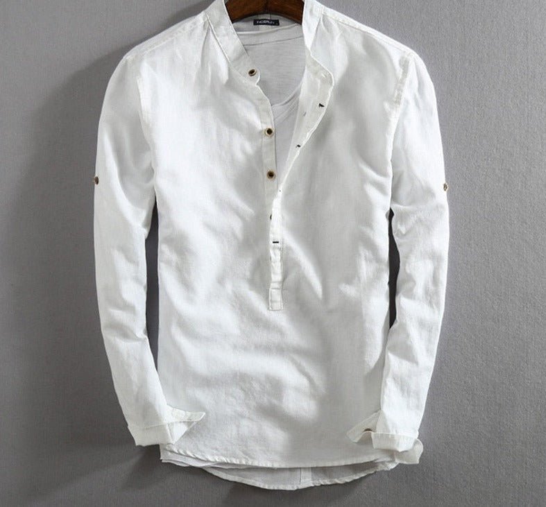 Chemise casual manches longues homme