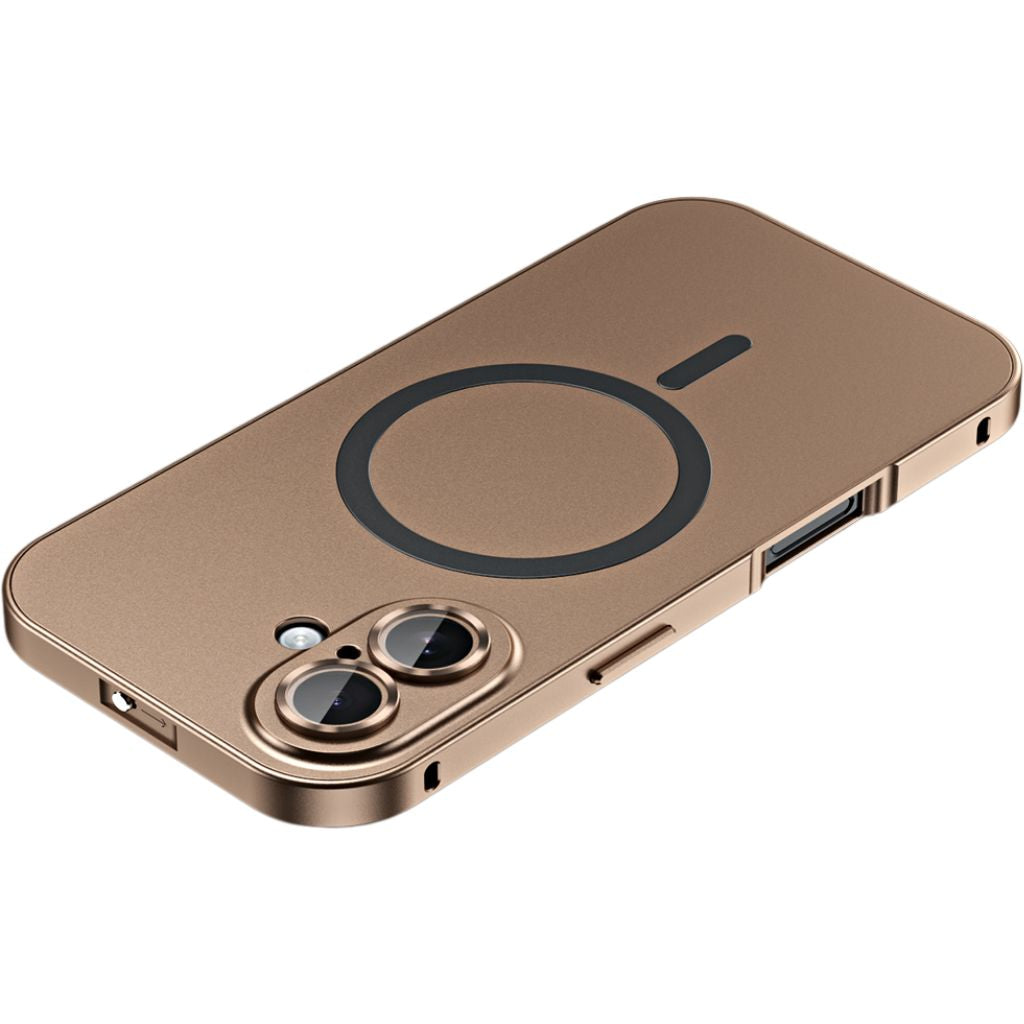 Coque iPhone MagSafe métal premium