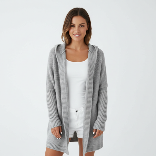 Dames vest met capuchon | oversized
