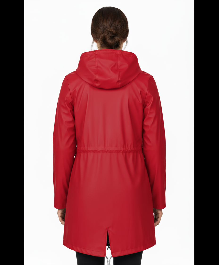 Dames waterdichte jas met capuchon