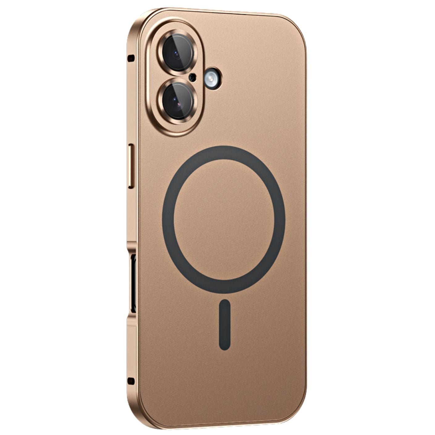 Coque iPhone MagSafe métal premium