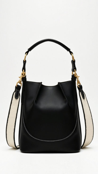 Sac seau femme bandoulière similicuir
