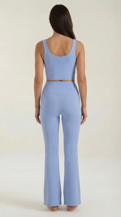 Legging évasée taille haute femme