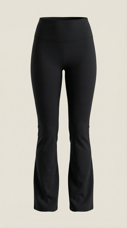 Legging évasée taille haute femme