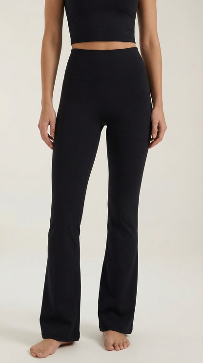 Legging évasée taille haute femme