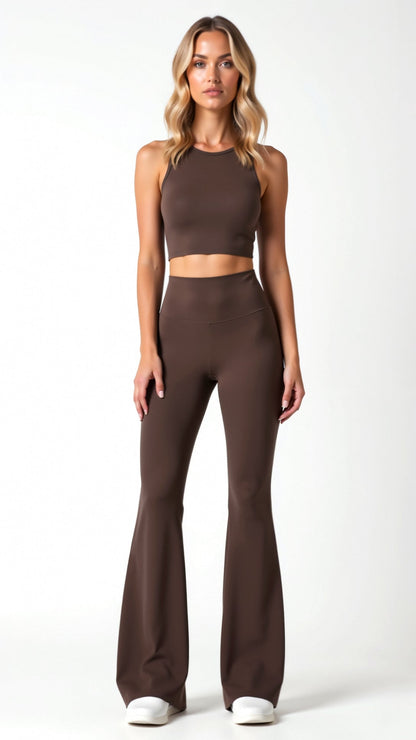 Guêtres évasé taille haute femme
