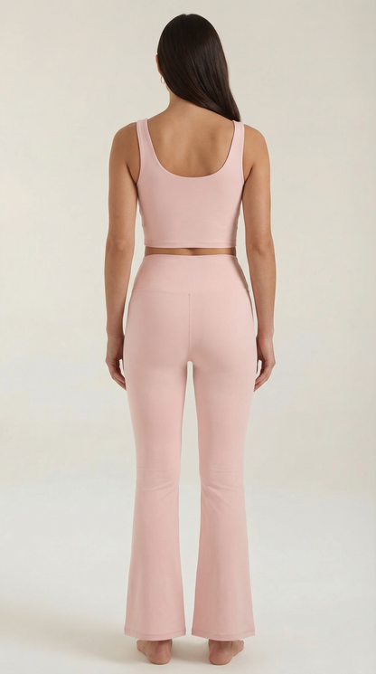 Legging évasée taille haute femme