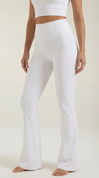 Legging évasée taille haute femme