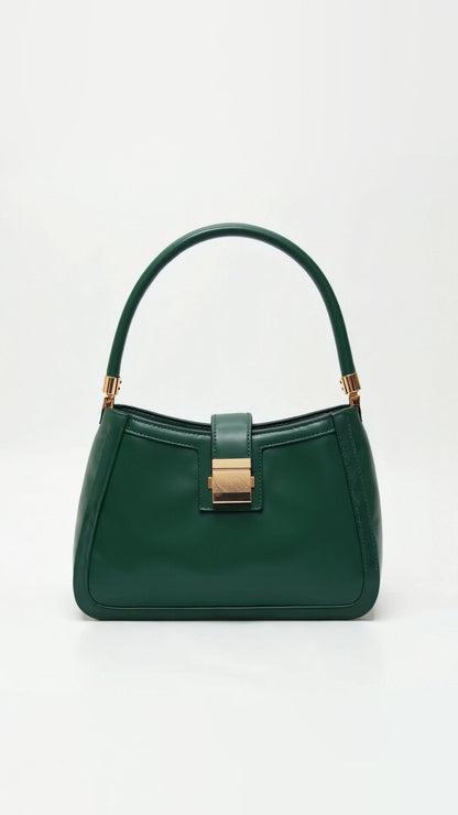 Sac à bandoulière femme structuré fermoir
