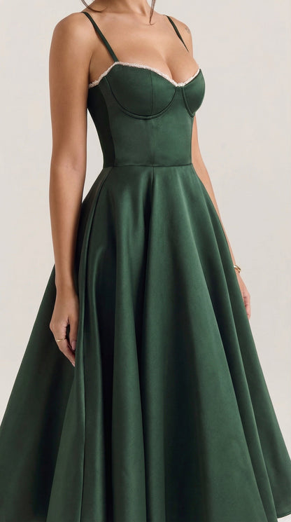 Robe midi tulle femme élégante