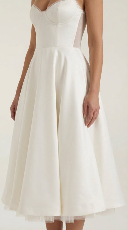 Robe midi tulle femme élégante
