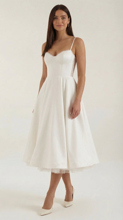Robe midi tulle femme élégante